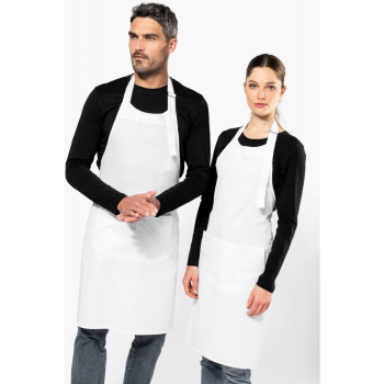 Delantal polister/algodn.  lavable a altas temperaturas - Ref. XK8010