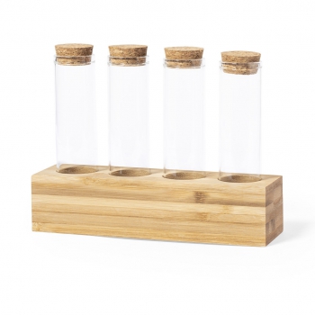 Especiero 4 botes. 70 ml tumber - Ref. M1242 Especiero 4 botes. 70 ml tumber - Ref. M1242