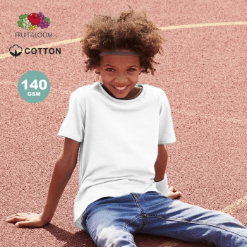 Camiseta nio blanca iconic fruit of the loom - Ref. M1320