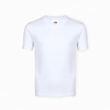 Camiseta niño blanca iconic fruit of the loom - Ref. M1320 Camiseta niño blanca iconic fruit of the loom - Ref. M1320