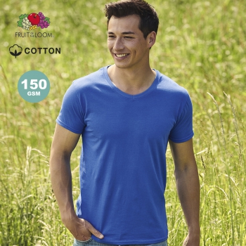 Camiseta adulto iconic v-neck fruit of the loom - Ref. M1326