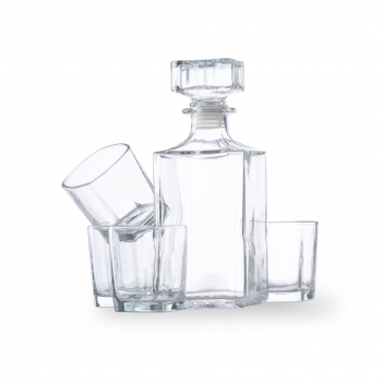 Set whisky decantador 1 l. 4 vasos 200 ml rockwel - Ref. M1705 Set whisky decantador 1 l. 4 vasos 200 ml rockwel - Ref. M1705