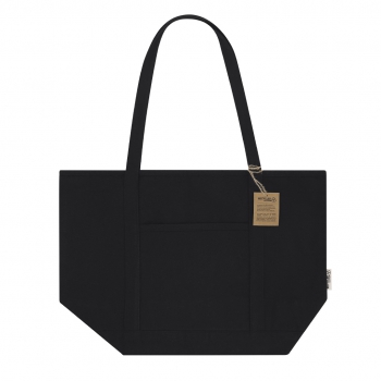 Bolsa algodón canvas reciclado de 300g fuelle mulon - Ref. M21651 Bolsa algodón canvas reciclado de 300g fuelle mulon - Ref. M21651