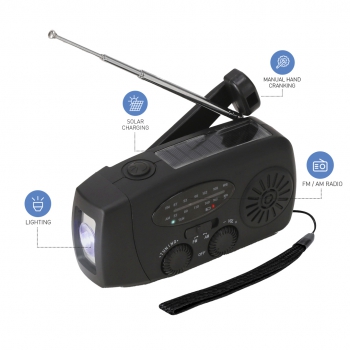 Radio emergencia multifunci�n cartney - Ref. M21983