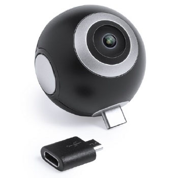 Cámara 360º conexión micro usb y tipo c ribben - Ref. M5771 Cámara 360º conexión micro usb y tipo c ribben - Ref. M5771
