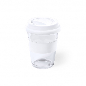 Vaso 350 ml cristal tapa silicona durnox - Ref. M6869
