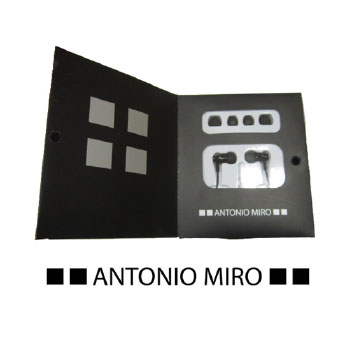 AURICULARES CONEXIÓN JACK 3,5 MM ROLDER ANTONIO MIRÓ - Ref. M7016 AURICULARES CONEXIÓN JACK 3,5 MM ROLDER ANTONIO MIRÓ - Ref. M7016