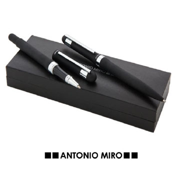 SET BOLGRAFO Y ROLLER METLICO NILKA ANTONIO MIR - Ref. M7294