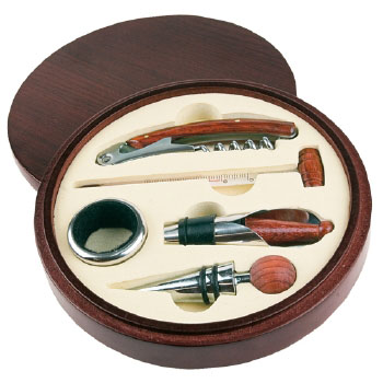 Set vinos 5 accesorios baco - Ref. M9648 Set vinos 5 accesorios baco - Ref. M9648