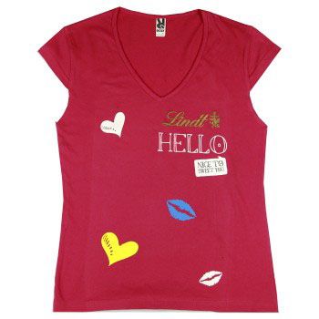 CAMISETA DE MUJER MARGARITA LOGO ORO - Ref. 90-1082