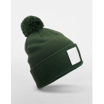 Gorro con Parche y Pompom - Ref. F10569 Gorro con Parche y Pompom - Ref. F10569