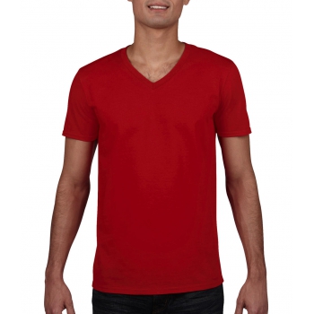 Camiseta Softstyle cuello V hombre - Ref. F10809