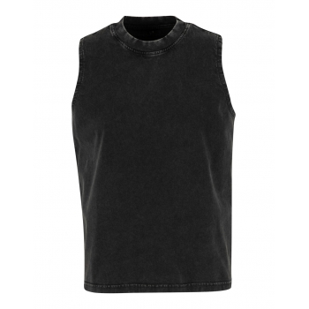 Camiseta sin mangas con lavado vintage para mujer - Ref. F12339