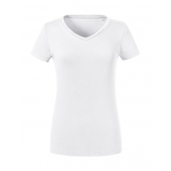 Camiseta orgánica pure cuello v mujer - Ref. F12400 Camiseta orgánica pure cuello v mujer - Ref. F12400