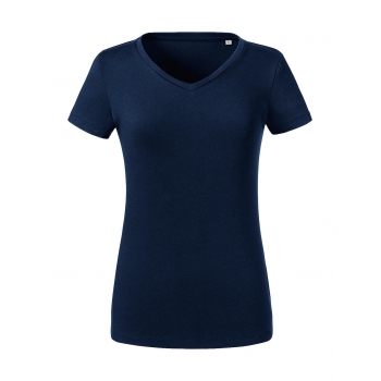 Camiseta orgnica pure cuello v mujer - Ref. F12400