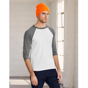 Camiseta baseball manga 3/4 unisex - Ref. F16306