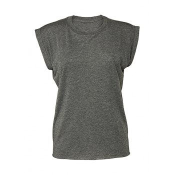 Camiseta mujer manga enrolladas - Ref. F17106 Camiseta mujer manga enrolladas - Ref. F17106
