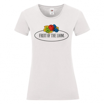 Camiseta vintage mujer logo grande impreso - Ref. F17801 Camiseta vintage mujer logo grande impreso - Ref. F17801