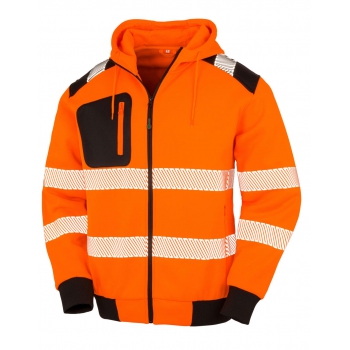 Sudadera de seguridad reciclada con cremallera  - Ref. F20033