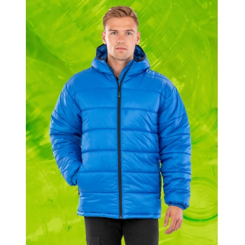 Parka reciclada acolchada con capucha - Ref. F21233 Parka reciclada acolchada con capucha - Ref. F21233