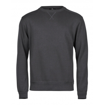 Sudadera cuello redondo acanalado interlock - Ref. F21754