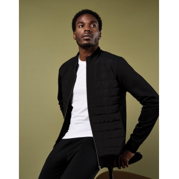 Sudadera acolchada con cremallera y corte regular - Ref. F21811