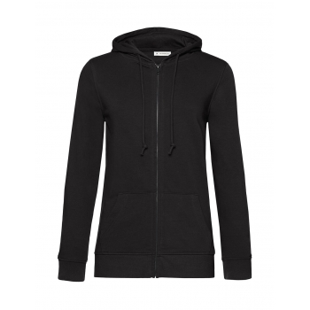 Sudadera orgnica con capucha y cremallera mujer  - Ref. F23342