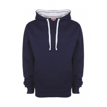 Sudadera capucha contraste - Ref. F28155