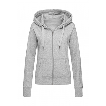 Sudadera con cremallera y capucha active mujer - Ref. F28305