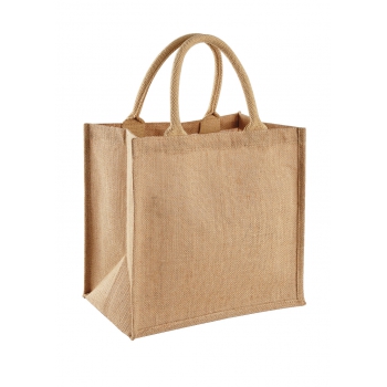 Bolsa midi de yute - Ref. F61328
