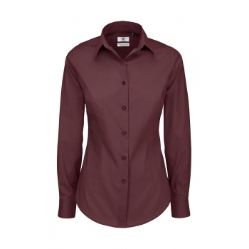 Camisa popelina stretch black tie lsl/women - Ref. F71242 Camisa popelina stretch black tie lsl/women - Ref. F71242