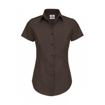 Camisa popelina elastán black tie m.c. mujer - Ref. F71342 Camisa popelina elastán black tie m.c. mujer - Ref. F71342