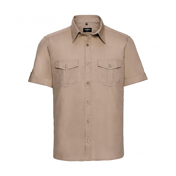 Camisa manga doblada con bolsillos hombre - Ref. F71900 Camisa manga doblada con bolsillos hombre - Ref. F71900