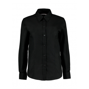 Camisa oxford workwear manga larga mujer entallada - Ref. F76111 Camisa oxford workwear manga larga mujer entallada - Ref. F76111