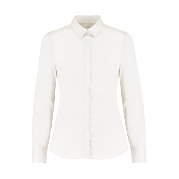 Camisa manga larga mujer stretch oxford - Ref. F77711