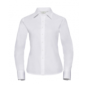Camisa clásica sarga manga larga mujer - Ref. F77900 Camisa clásica sarga manga larga mujer - Ref. F77900