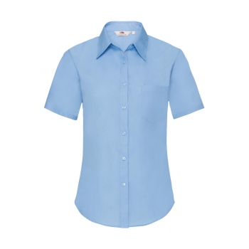 Camisa popelin manga corta mujer - Ref. F79301 Camisa popelin manga corta mujer - Ref. F79301