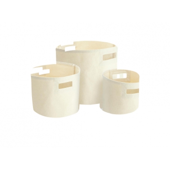 Cestos de lona para almacenamiento - Ref. F90628 Cestos de lona para almacenamiento - Ref. F90628