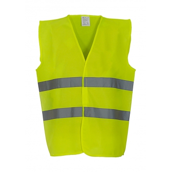 Chaleco de seguridad Fluo con 2 bandas - Ref. F92577