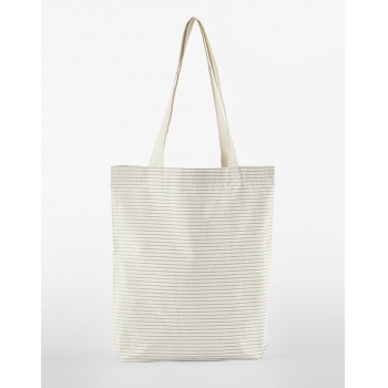 Bolsa tote a rayas de algod�n org�nico - Ref. F93228