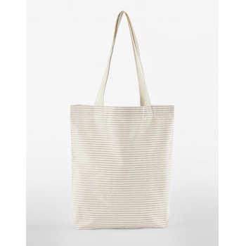 Bolsa tote a rayas de algodón orgánico - Ref. F93228 Bolsa tote a rayas de algodón orgánico - Ref. F93228
