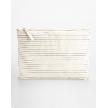 Estuche algod�n ecol�gico a rayas para accesorios - Ref. F93328