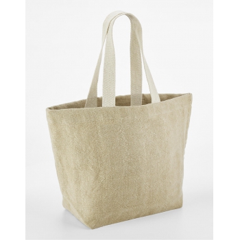 Bolsa de playa de yute suave lavado - Ref. F93628