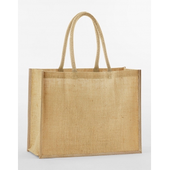 Bolsa shopper classic de yute natural almidonado - Ref. F93728