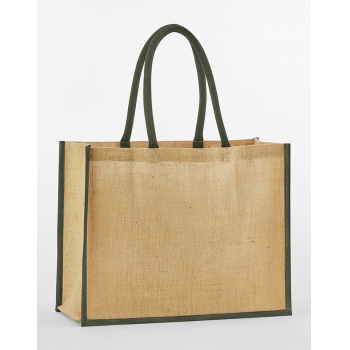 Bolsa shopper classic de yute natural almidonado - Ref. F93728