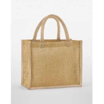 Bolsa tote midi de yute almidonado natural - Ref. F93828 Bolsa tote midi de yute almidonado natural - Ref. F93828
