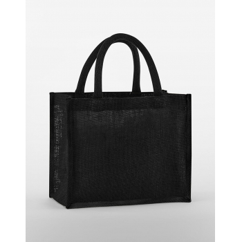 Bolsa tote midi de yute almidonado natural - Ref. F93828