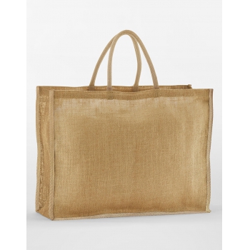 Bolsa shopper de yute natural almidonado market - Ref. F93928