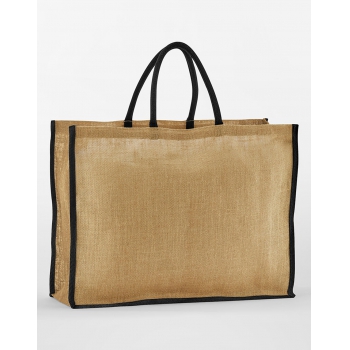 Bolsa shopper de yute natural almidonado market - Ref. F93928