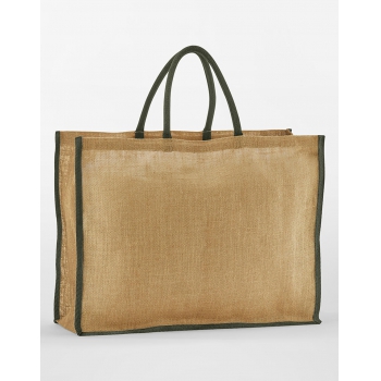 Bolsa shopper de yute natural almidonado market - Ref. F93928
